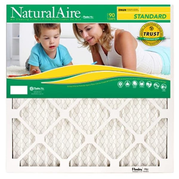 Aaf Flanders Flanders 84858.011010 10 x 10 x 1 in. NaturalAire Standard Pleated Air Filter - Pack Of 12 177037 - main